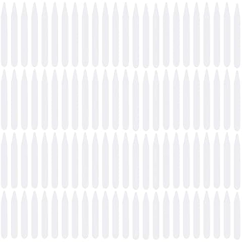 200 Pcs Collar Stiffeners Collar Stays Plastic Collar Stays for Shirts Collars Support Stays for Men Women Cover