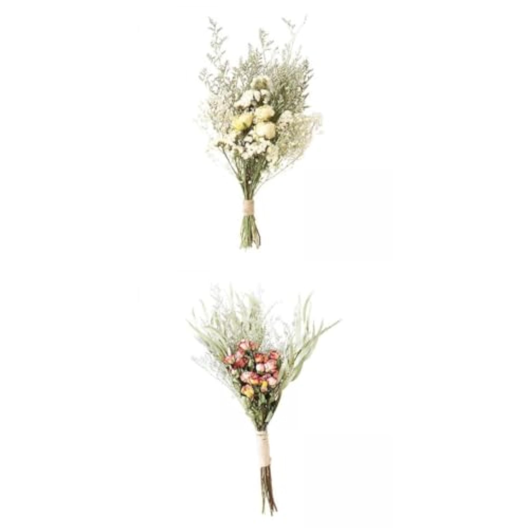 2X Dried Flowers Bouquet for Wedding Decor