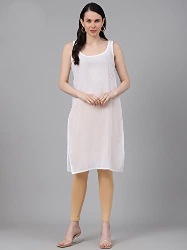 Image of Ada Womens Terivoile Cotton Suit Full Slip /Camisole (Pack of 2) A301831