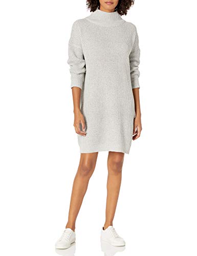 Mud Pie Women's Long Sleeve Sparrow Sweater Dress, Gray, Small
