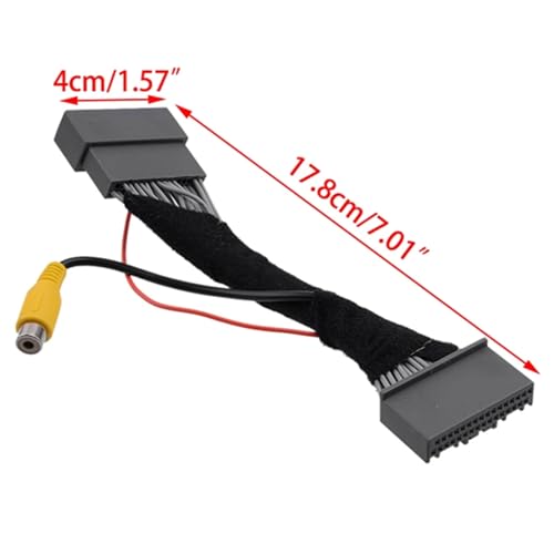 Image of Car Rear View Camera Adapter Wire Harness for Honda CR-V Civic EXI 2012-2016 Replacement Rearview Camera Adapter Cable, About. 4x17.8cm, As Pictures Shown