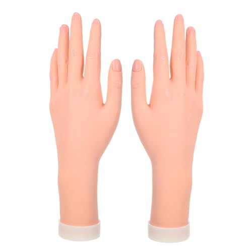 Main mannequin flexible en résine souple pour nail art et dessin