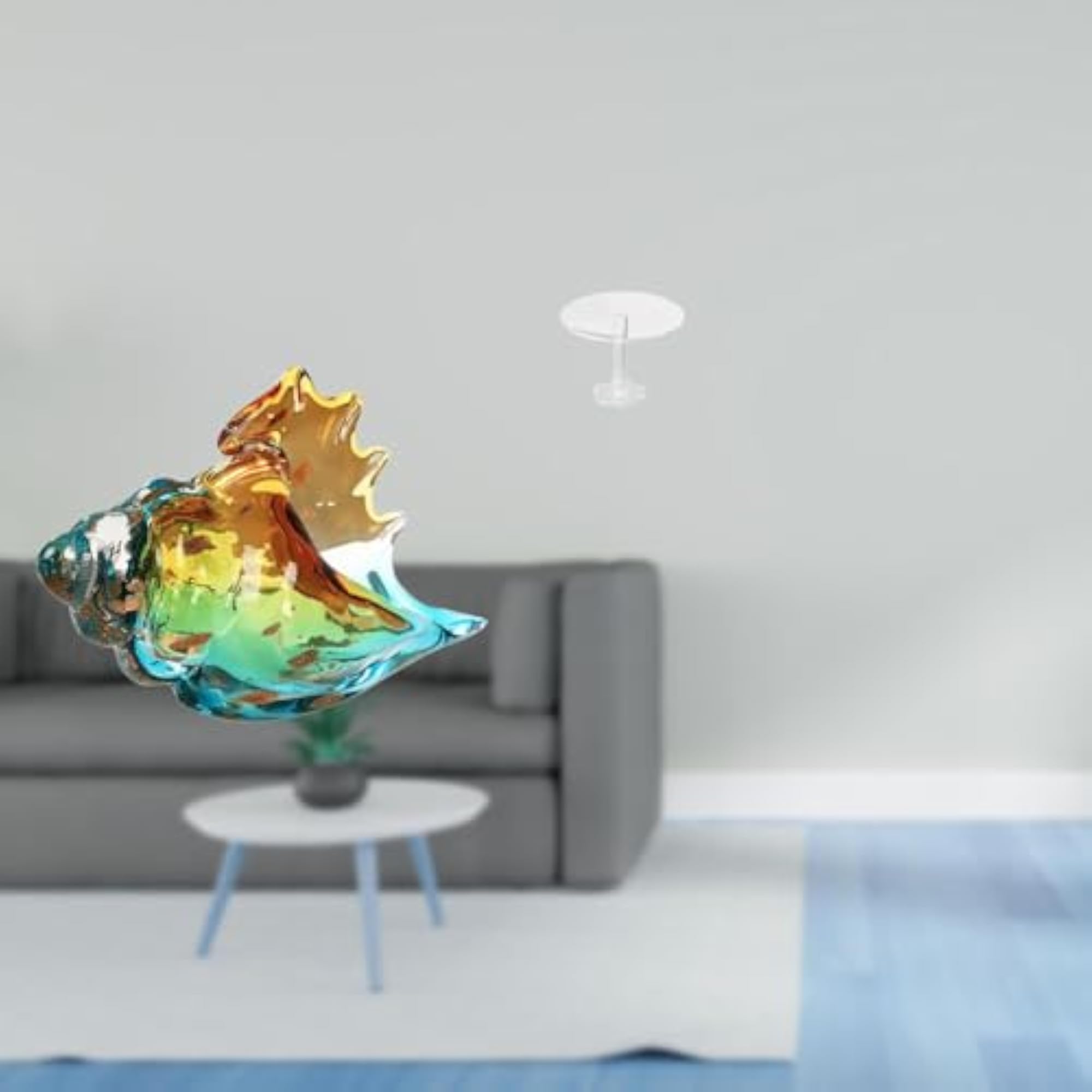 Miniature Glass Sea Animal Art Tabletop Figurine