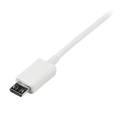 Startech.Com USBPAUB2MW Cavo Micro Usb, A A Micro B, 2 M, Bianco - 3