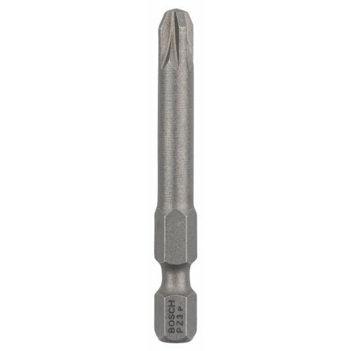 Lot de 25 embouts de vissage Extra dure Pozidriv PZ3 à queue 6 pans mâle 14 Longueur 49 mm BOSCH 2607002507 - vue 3