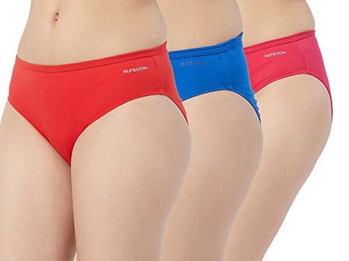 Image of Fruit of the Loom Women's Bikini(Colors and Prints May Vary) (Pack of 3)