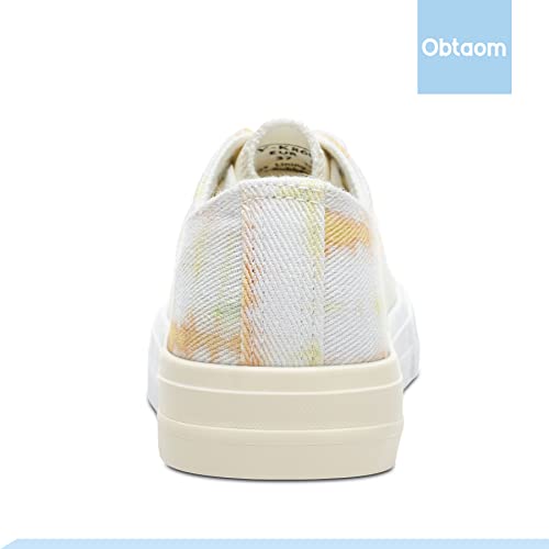 Image of Obtaom Unisex Canvas Shoes Low Top Fashion Sneakers Slip on Walking Shoe