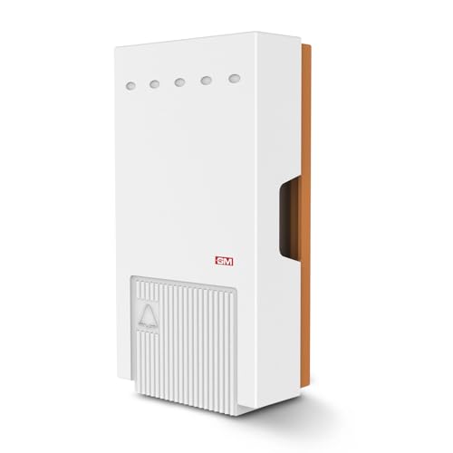 Image of GM 4005 Alpha Ring Doorbell, Wall-Mounted Ding Dong Bell, Soothing Chime Suitable for Hotel Rooms and Homes