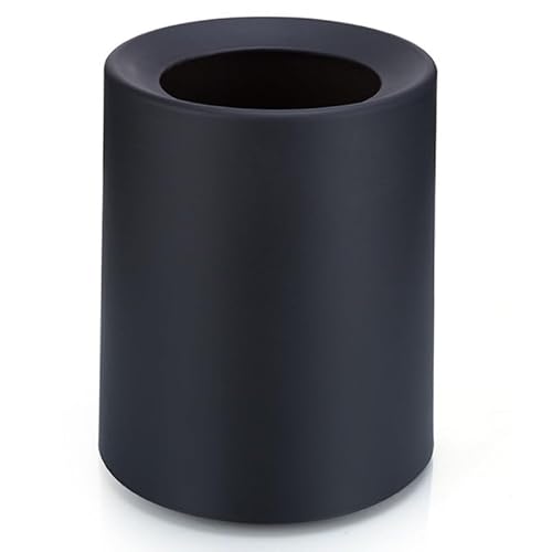 ゴミ箱 BOX 丸型 ごみ箱 ごみばこ 8L/12L ゴミ袋が見えない ダストボックス ダスト ごみ袋 小さい ゴミ袋 隠せる ビニール袋 見えない 分別 リビング 洗面所 オフィス シンプル おしゃれ ごみばこ フタなし ルクレール 2重構造 (12L,