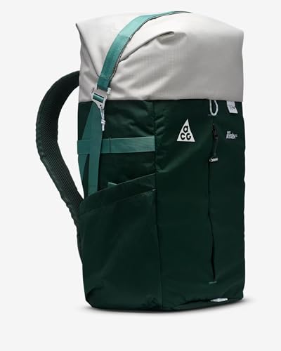 Nike ACG Aysén Hiking Backpack (32L), Vintage Green/Light Iron Ore/White, 26" H × 11" W x7 D3