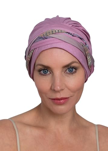 Deresina Headwear Turbante Boho (Rosa Empolvado)