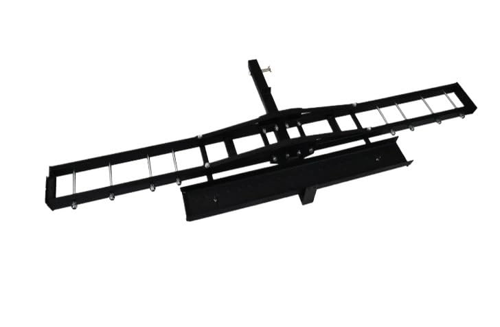 Porta motocicletas doble de acero plegable hasta 600 lb miniatura 1
