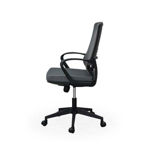 Image of Royaloak Tivoli Italian Computer Chair | Nylon Mesh | High Back Support | Comfortable Armrest | Seat Tilt Lock Paddle | Nylon Base | Computer Chair for Home | Ergonomic Computer Chair | Mesh Chair