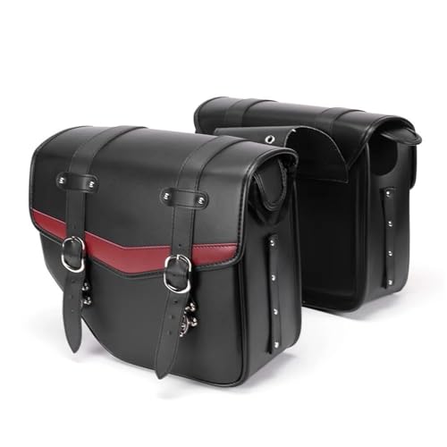 Sacoches de selle de moto en cuir imperméables pour rouler sous la pluie sans sac à dos