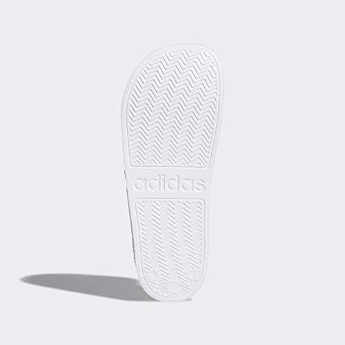 adidas Men's Adilette Shower Slides White/Core Black/White 13 | Image 3