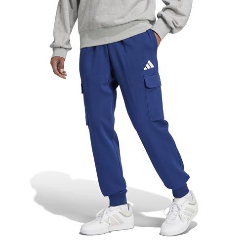 Image of adidas Men's Essentials Feel Cozy Fleece Cargo Pants