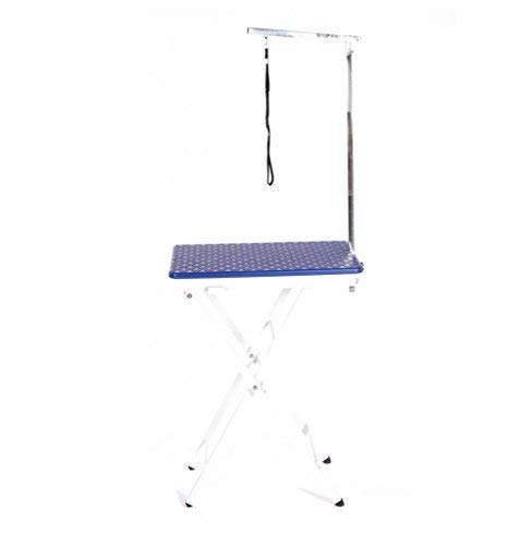 Pedigroom Portable Dog Grooming Show Exhibition Exhibitor Competition Table Blue