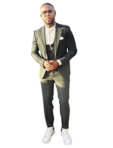 Costume à carreaux hommes idéal pour dîner d'affaires et grandes occasions
