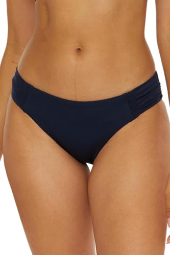 Trina Turk Women's Monaco Shirred Side Hipster Bikini Bottom, Cheeky Coverage, Swimwear Separates