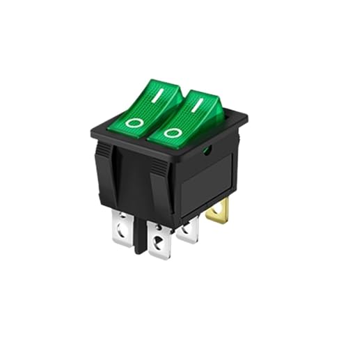 Interrupteur à bascule double résout les pannes de boutons usés sur les machines de 16A 220V