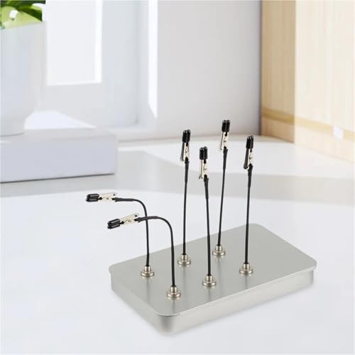 Outils de modélisation support magnétique pliable et sticks de serrage argentés - 4