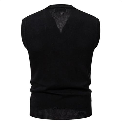 Cambkatl Men's Argyle Sweater Vest - V Neck Sleeveless Casual Slim Fit Pullover Knitwear Waistcoat3