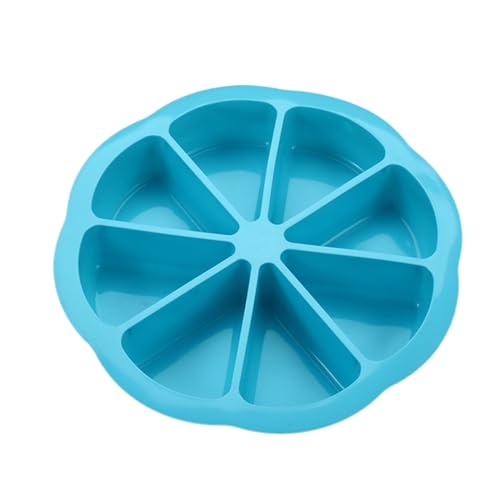Silicone Cake Molds - Non Stick Mould Making 8 Cavity Scone Pan with Authentic Material Cornbread Muffins Baking Pan Reusable Silicone Moulds for Desserts Easy Clean Baking Moulds for Home