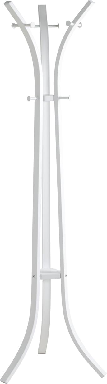 HAKU Portemanteau blanc, portemanteau en métal - Dimensions : H 177 x Ø 45 cm, style : moderne