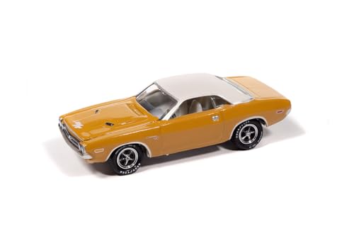 Modelo a escala 1/64 Johnny Lightning 1971 R/T Butterscotch miniatura 1