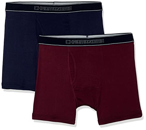 Image of Chromozome Men's Cotton Solid Regular Trunks