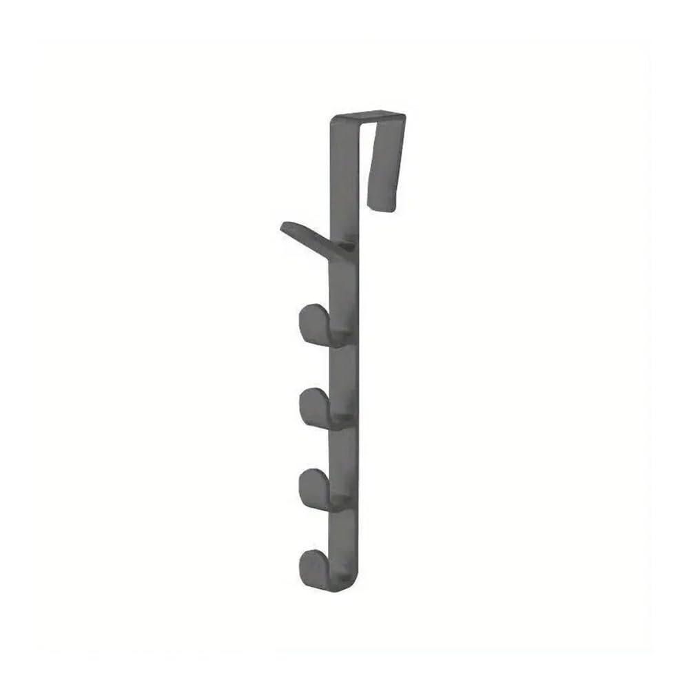 Hgniang 1Pcs Over The Door Coat Hook Hanger Behind Storage Rack for Cabinet Wardrobe Dormitory Closet Heavy Duty Organizer