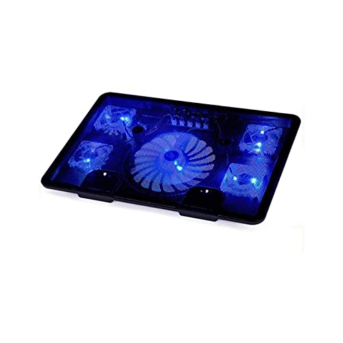 Base de refrigeración para notebook 12-15.6" 5 ventiladores LED miniatura 1