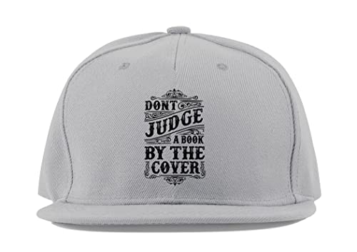 Casquette de baseball coton gris unisexe visière plate taille unique réglable