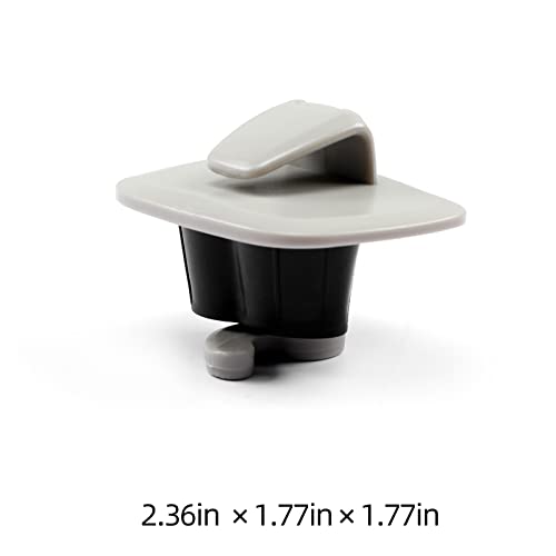 TAIKOO Coat Hook Compatible Volvo XC90 XC60 XC40 S90 S60 V90 V60 Assesoriess,Can Hang Handbags, Shopping Bags, Clothes, Wallets, School Bags, Umbrellas, Baby Items, Etc. (Gray 2 pcs)