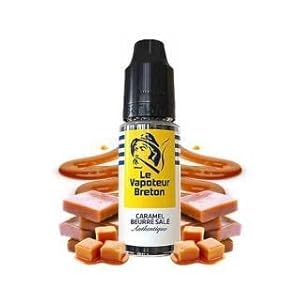 Caramel Beurre Salé 10ml – Le Vapoteur Breton – sans nicotine ni tabac