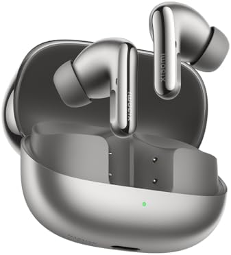 シャオミ(Xiaomi) ワイヤレスイヤホン Xiaomi Buds 5 Pro bluetooth5.4 55dBアクティブノイズキャンセリング 40時間再生 専用アプリ対応 録音機能搭載 チタングレー