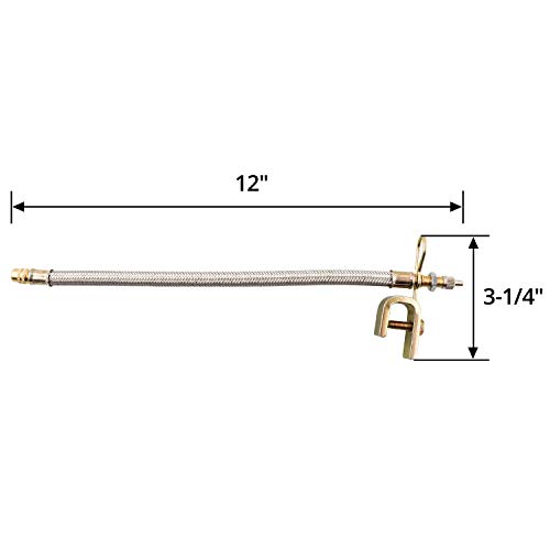 Image of QWORK Valve Extension for Car RV Truck Trailer, 12 inch / 300mm, 4 Pack