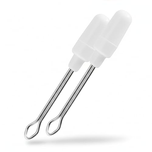 SCHWERTKRONE® Ohrenreiniger 2er Set [OHRLÖFFEL] - Ohrreiniger für Erwachsene - Ear Cleaner - Ohr Reinigung - Ohrenlöffel zum Entfernen von Ohrenschmalz - Ohrschlinge Wiederverwendbar - Ohrenputzer