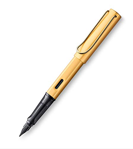 Image of LAMY Lx Medium Nib Fountain Pen with Converter Z28 and Matching Case Gold