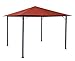 Produktbild QUICK STAR Metall Garten Pavillon Nizza 3x3m Antik Partyzelt Terra/Rotorange RAL 2001