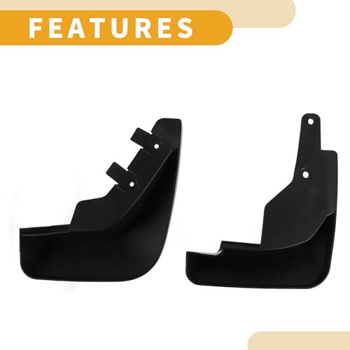 Image of Mud Flap Splash Guard - Car Front & Rear Side Mud Guards - for Nissan X-Trail T33 2021-2023 Plastic Black with Mount Accessories - 1 Set