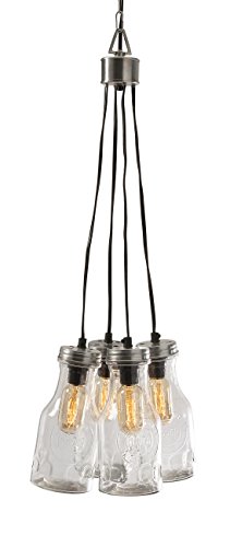 Flash Deals - 40% OFF Imax 71734 Cormack Glass Bottle Cluster Pendant Light