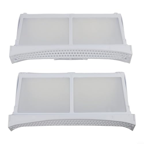 Lot de 2 filtres à peluches en plastique pour sèche-linge Bosch, Siemens, NEFF, CONSTRUCTA, partie 652184, 00652184, 01000435, tamis à peluches en plastique...