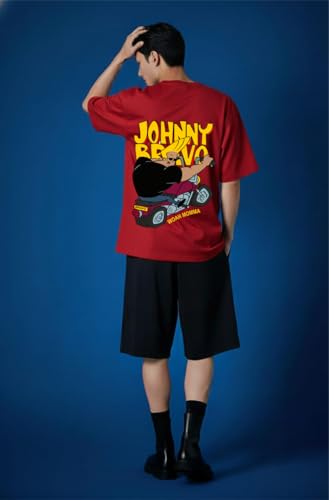 Image of Men's Cotton Oversized Fit Oversized Baggy Fit Drop Shoulder Cool and Stylish