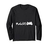 Ce grand dessin montre l'évolution d'un motocycliste qui est passé de la poussette à la bicyclette, puis à la moto. Le design est parfait pour tous les motards, les motocyclistes et les fans de moto.