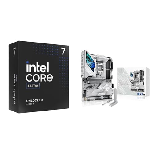 Image of Intel Ultra 7 Desktop Processor 265K - 20 cores (8P+12E) & ASUS ROG Strix Z890-A Gaming WiFi ATX Motherboard, Advanced AI PC-Ready, DDR5, WiFi 7, 5X M.2, AI OC Bundle