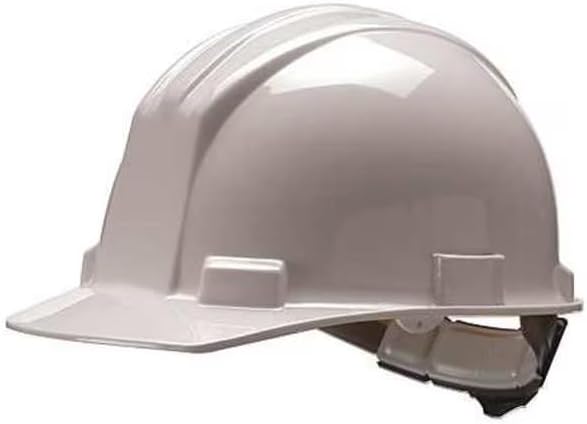 Hard Hat, Polyethylene, 4 Point Ratchet, Type 1, Class C, White, Mfr: 62WHR-A