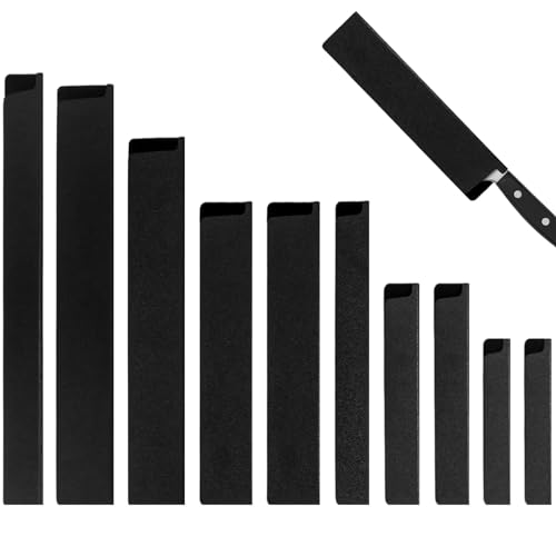 Rierousy 10 Stück Hochwertige Messer messerschutzhülle, Qualität messerscheid, klingenschutz mit...