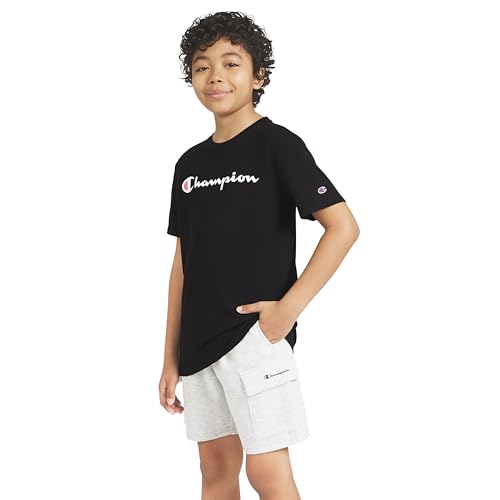 Champion Boys 2 Piece Short Sleeve Shirt and Mesh Shorts Sets