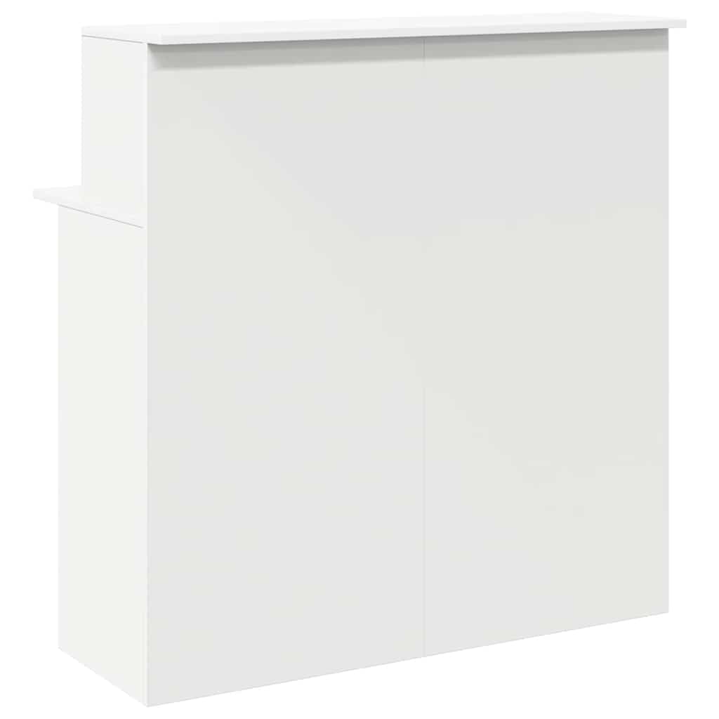 vidaXL Mostrador de recepción Blanco 100x50x103,5 cm Madera de ingeniería